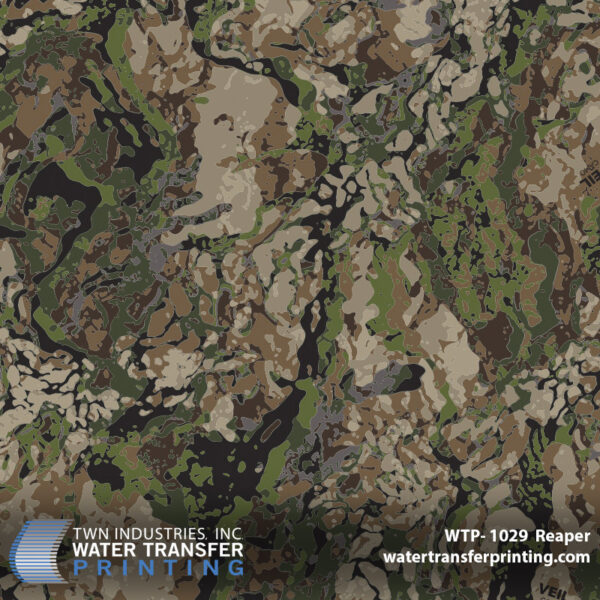 WTP-1029 Veil Camo Reaper hydrographic film