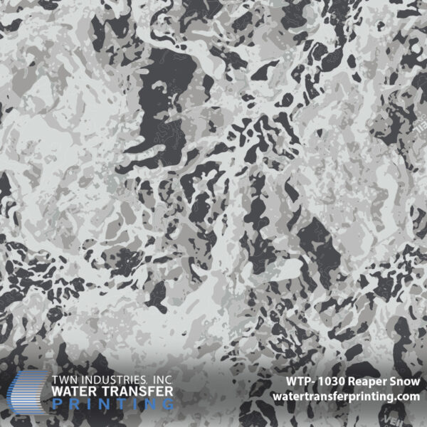 WTP-1030 Veil Camo Reaper Snow hydrographic film