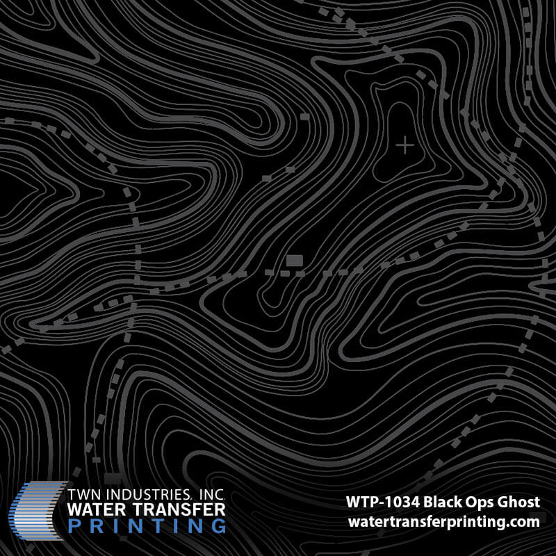 WTP-1034 Black Ops Ghost hydrographic film