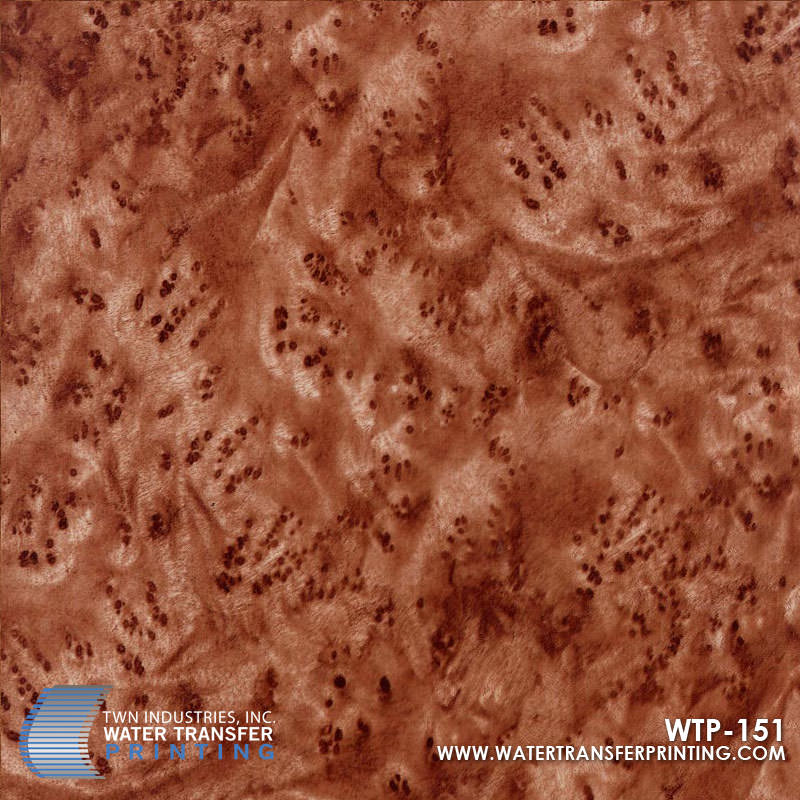 WTP-151 Begundy Gold Birdseye hydrographic film