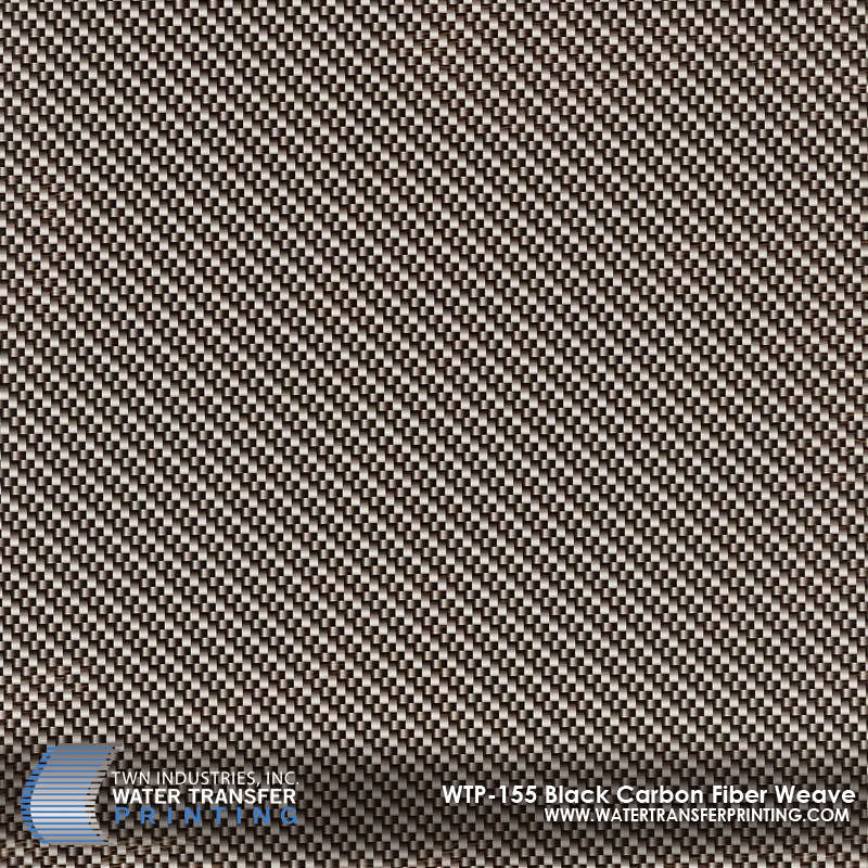 WTP-155 Black Carbon Fiber Weave hydrographic film