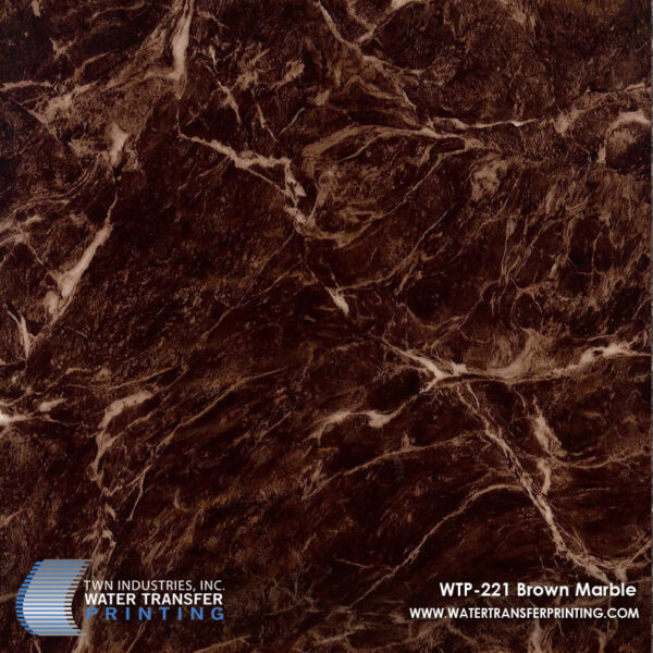WTP-221 Brown Marble hydrographic film