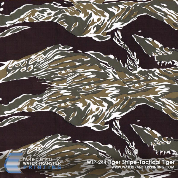 WTP-244 Tiger Stripe Tactical Tiger hydrographic film