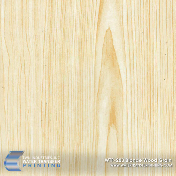 WTP-283 Blonde Wood Grain hydrographic film