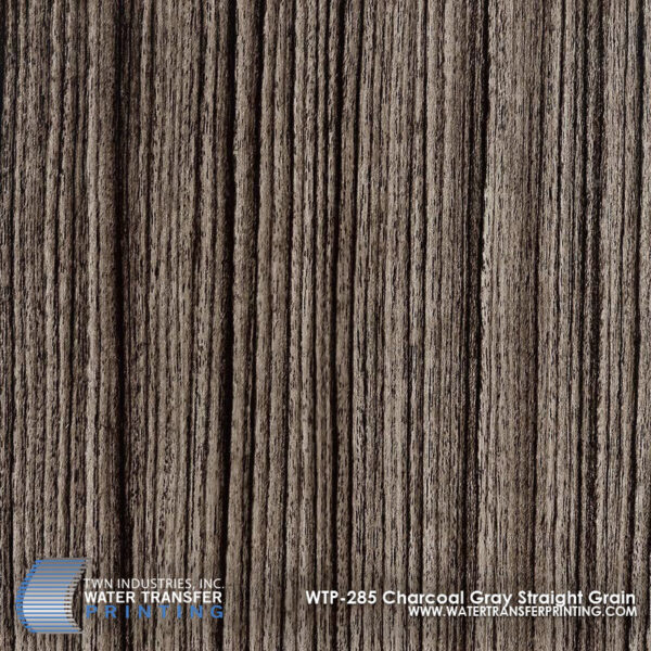 WTP-285 Charcoal Gray Straight Grain hydrographic film