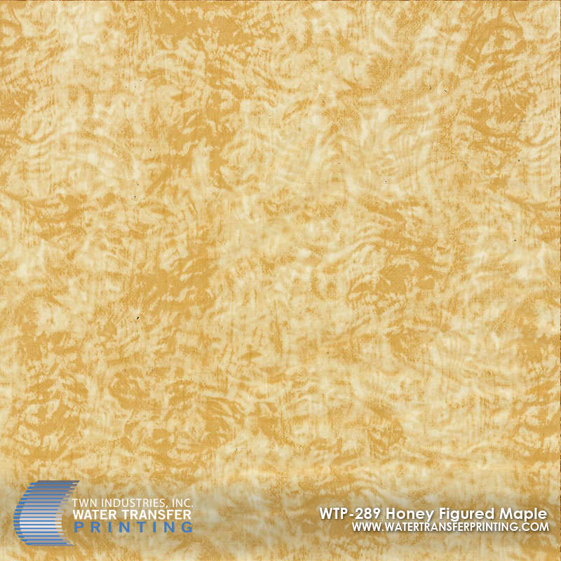WTP-289 Honey Figured Maple hydrographic film