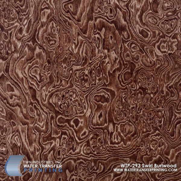 WTP-293 Swirl Burlwood hydrographic film