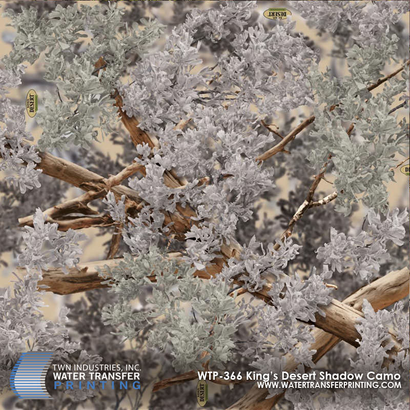 WTP-366 Kings Desert Shadow Camo hydrographic film