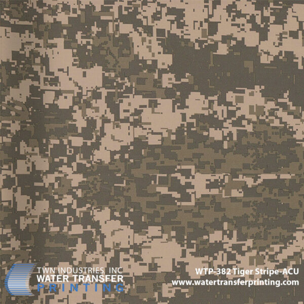 WTP-382 Tiger Stripe ACU hydrographic film