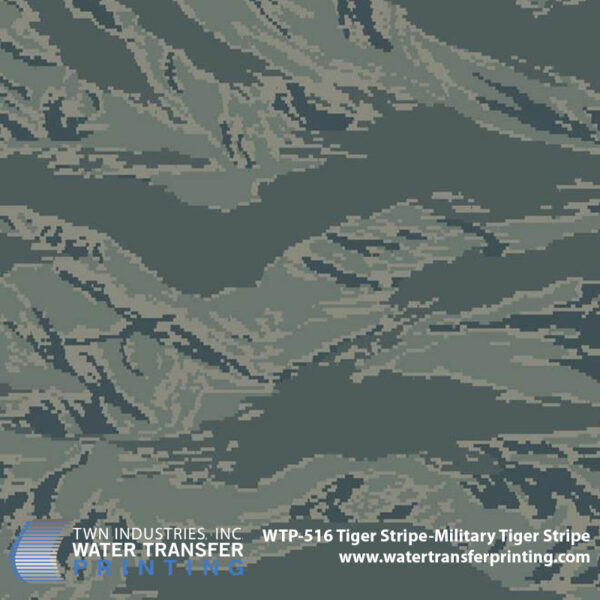 WTP-516 Tiger Stripe Military Tiger Stripe hydrographic film