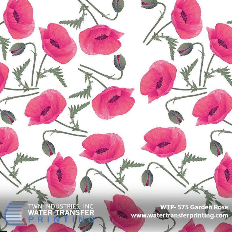 WTP-575 Garden Rose hydrographic film