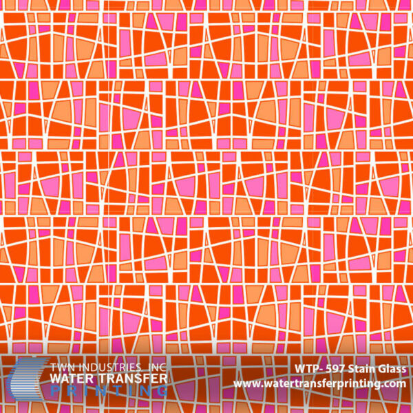 WTP-597 Stain Glass hydrographic film