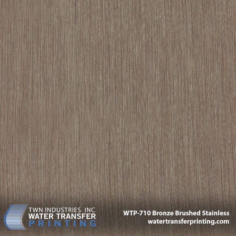 WTP-710 Bronze Brushed Stainless hydrographic film