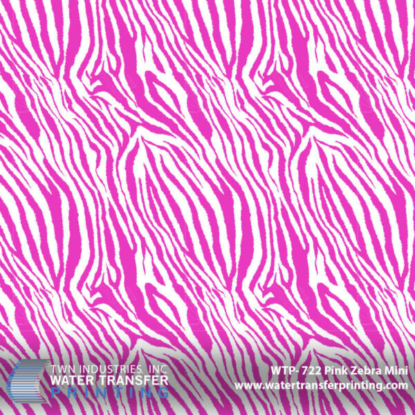 WTP-722 Pink Zebra Mini hydrographic film