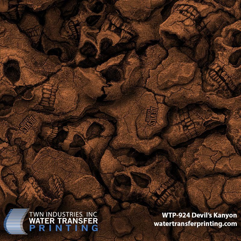 WTP-924 Devil's Kanyon Brown hydrographic film