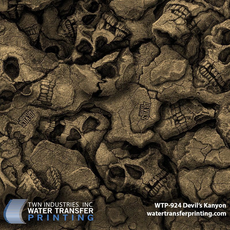 WTP-924 Devil's Kanyon Tan hydrographic film
