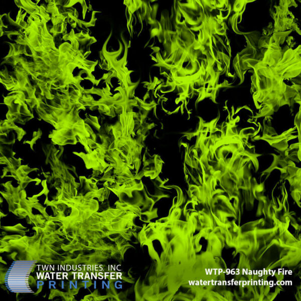 WTP-963 Naughty Fire Yellow hydrographic film