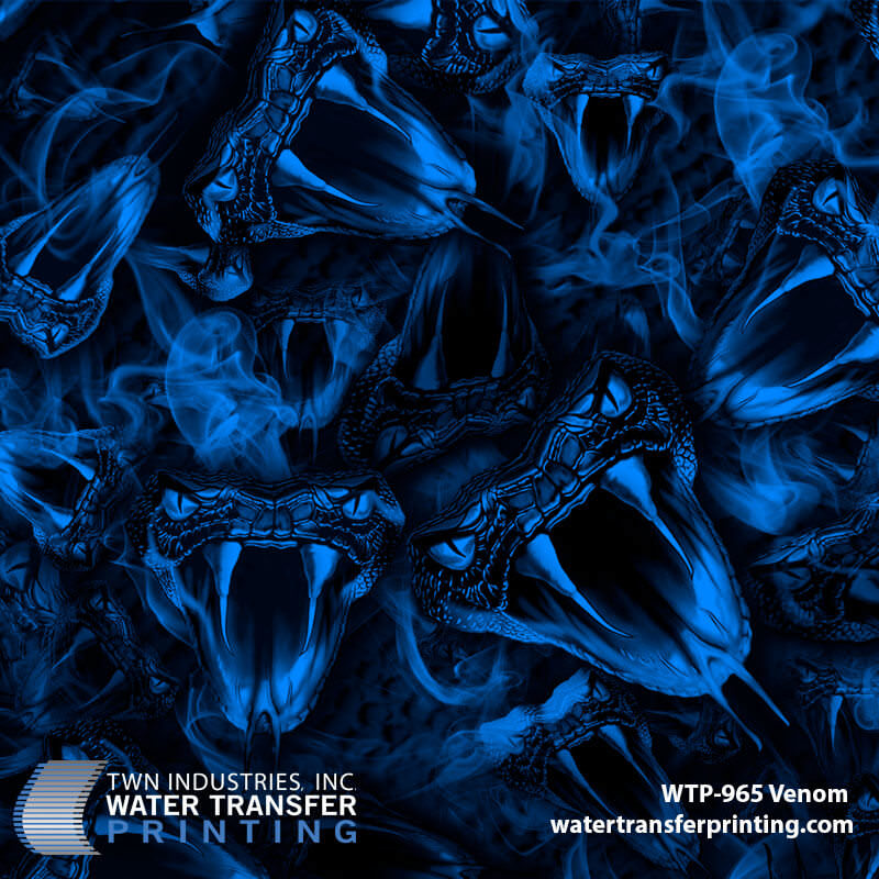 WTP-965 Venom Blue hydrographic film