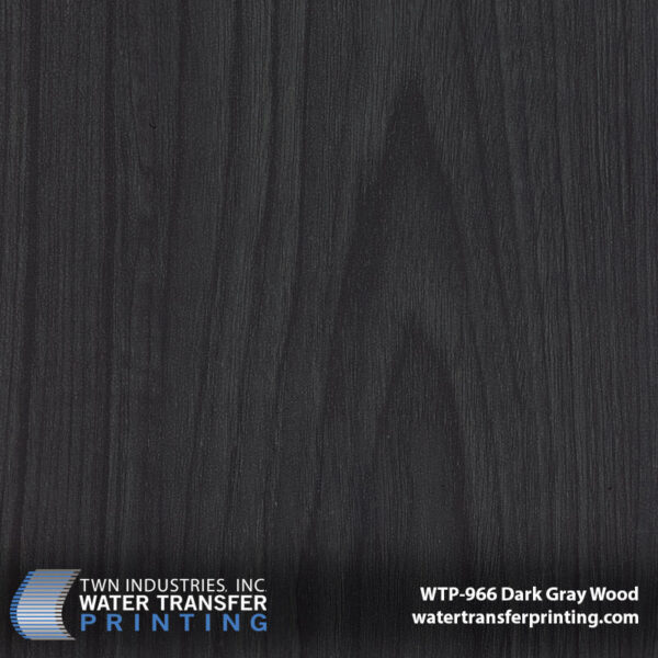 WTP-966 Dark Gray Wood hydrographic film