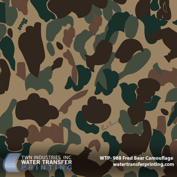 WTP-988 Fred Bear Camouflage hydrographic film