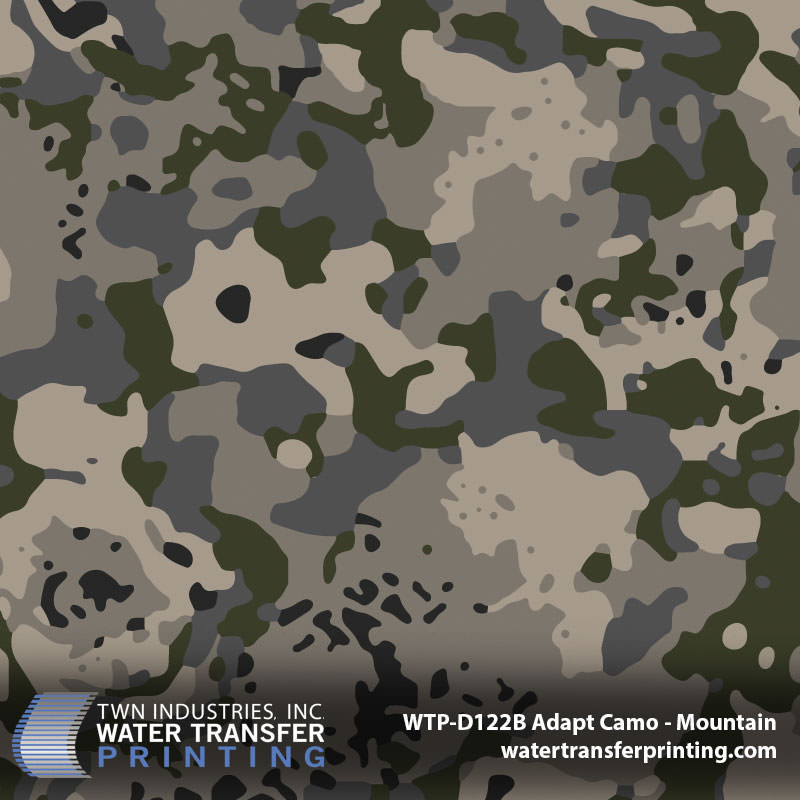 WTP-D122B Adapt Camo Mountain hydrographic film