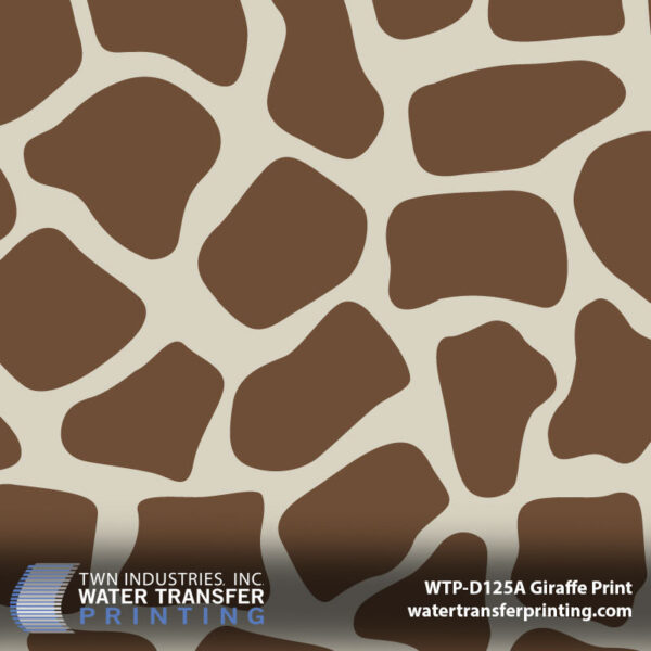 WTP-D125A Giraffe Print hydrographic film